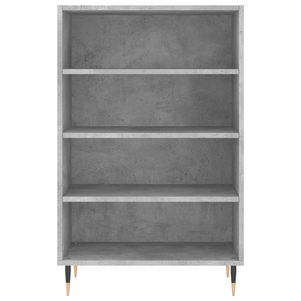 Highboard Betongrau 57x35x90 cm Holzwerkstoff