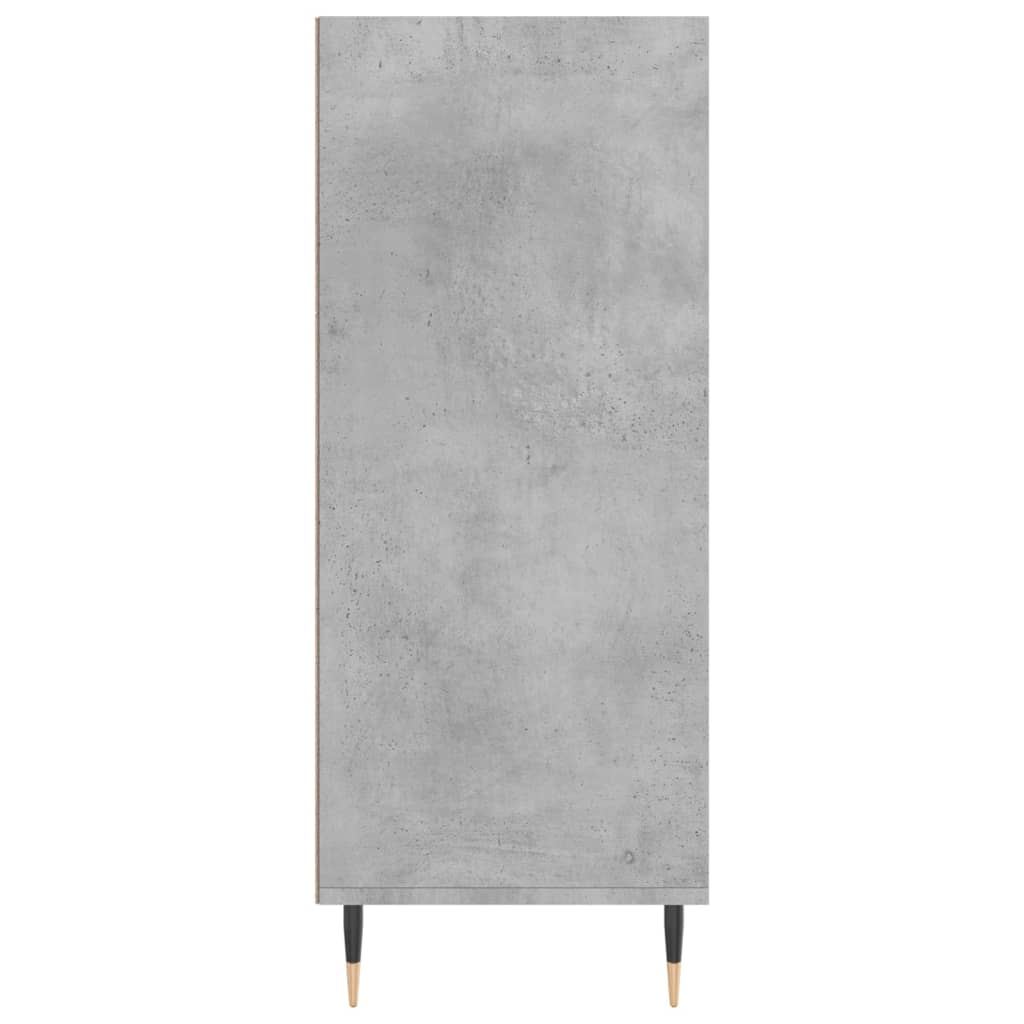 Highboard Betongrau 57x35x90 cm Holzwerkstoff