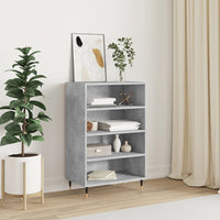Thumbnail for Highboard Betongrau 57x35x90 cm Holzwerkstoff