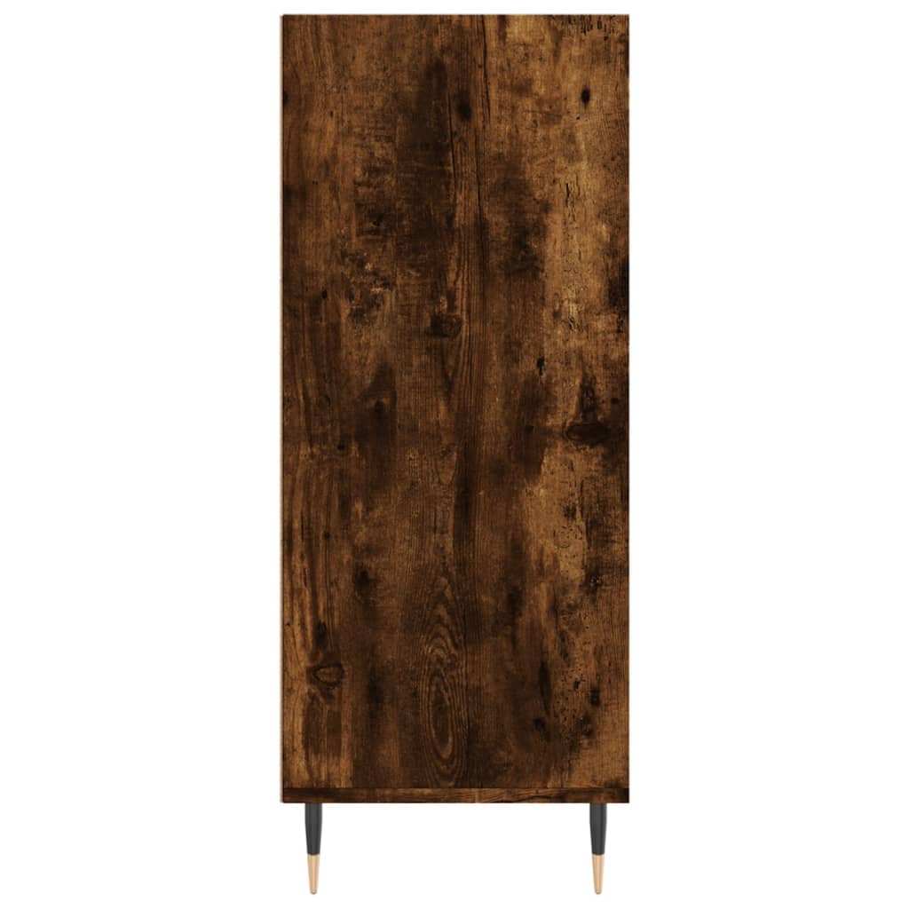 Highboard Räuchereiche 57x35x90 cm Holzwerkstoff