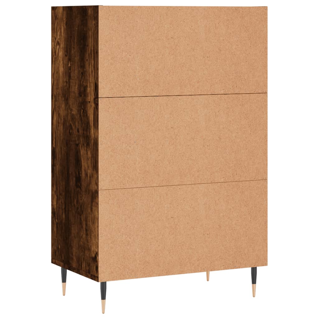 Highboard Räuchereiche 57x35x90 cm Holzwerkstoff