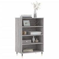 Thumbnail for Highboard Grau Sonoma 57x35x90 cm Holzwerkstoff