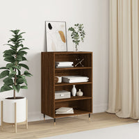 Thumbnail for Highboard Braun Eichen-Optik 57x35x90 cm Holzwerkstoff