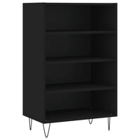 Thumbnail for Highboard Schwarz 57x35x90 cm Holzwerkstoff