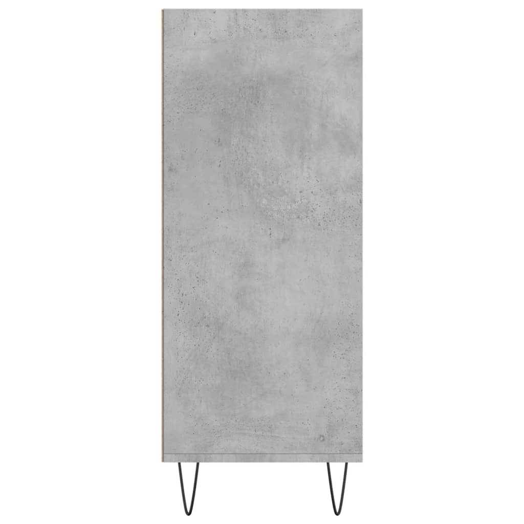 Highboard Betongrau 57x35x90 cm Holzwerkstoff