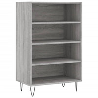 Thumbnail for Highboard Grau Sonoma 57x35x90 cm Holzwerkstoff