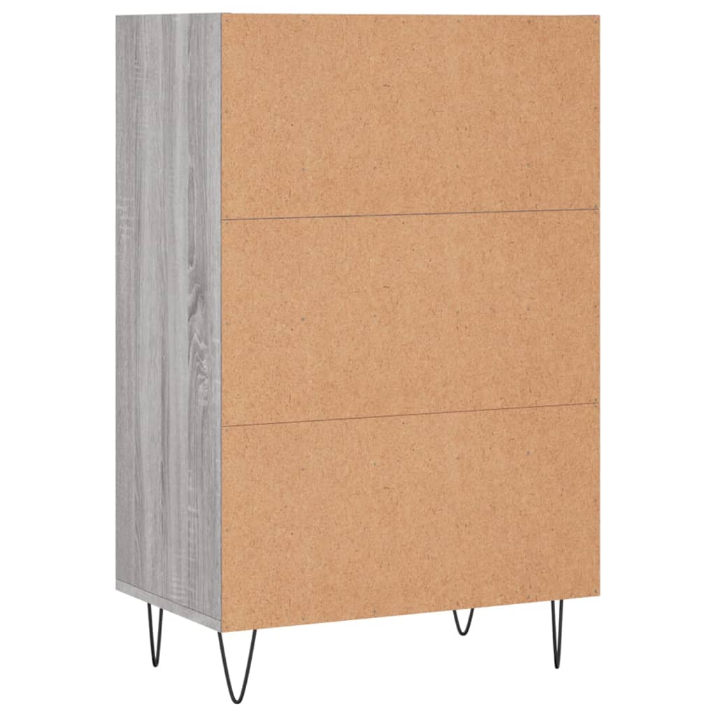 Highboard Grau Sonoma 57x35x90 cm Holzwerkstoff