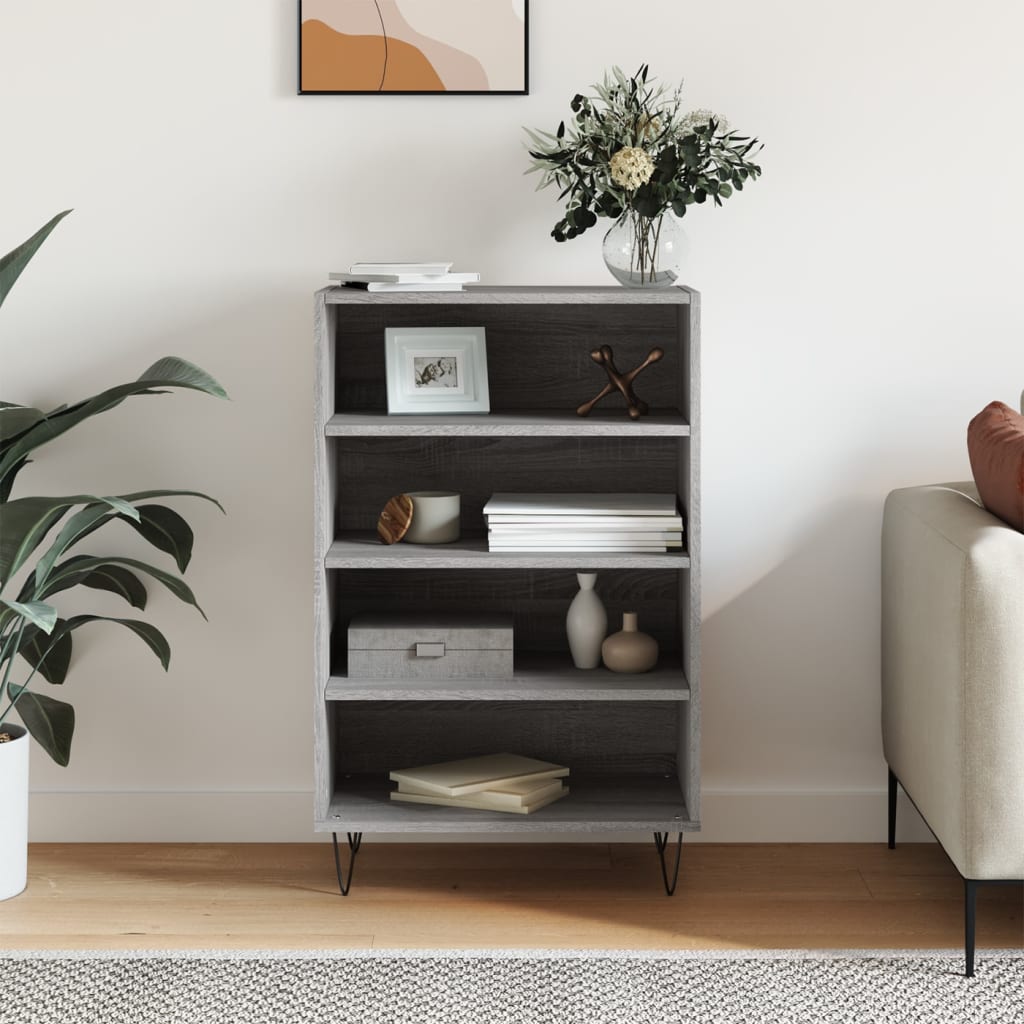 Highboard Grau Sonoma 57x35x90 cm Holzwerkstoff