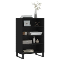 Thumbnail for Highboard Schwarz 57x35x90 cm Holzwerkstoff