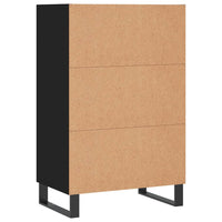Thumbnail for Highboard Schwarz 57x35x90 cm Holzwerkstoff
