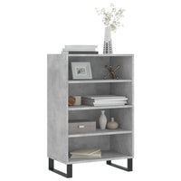 Thumbnail for Highboard Betongrau 57x35x90 cm Holzwerkstoff