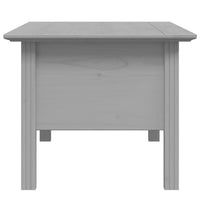Thumbnail for Couchtisch BODO Grau 100x55x46 cm Massivholz Kiefer