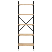 Thumbnail for Bücherregal 5 Fächer Sonoma-Eiche 56x31,5x174 cm Holzwerkstoff