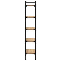 Thumbnail for Bücherregal 5 Fächer Sonoma-Eiche 56x31,5x174 cm Holzwerkstoff