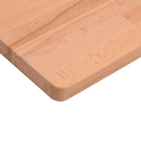 Thumbnail for Schreibtischplatte 110x55x2,5 cm Massivholz Buche