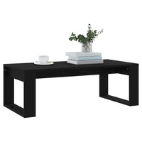 Thumbnail for Couchtisch Schwarz 102x50x35 cm Holzwerkstoff