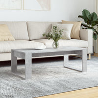 Thumbnail for Couchtisch Betongrau 102x50x35 cm Holzwerkstoff