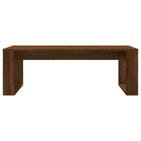 Thumbnail for Couchtisch Braun Eichen-Optik 102x50x35 cm Holzwerkstoff