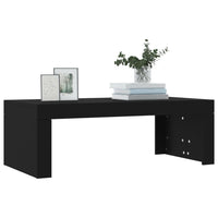 Thumbnail for Couchtisch Schwarz 102x50x36 cm Holzwerkstoff