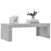 Thumbnail for Couchtisch Betongrau 102x50x36 cm Holzwerkstoff