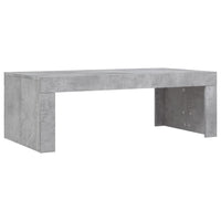 Thumbnail for Couchtisch Betongrau 102x50x36 cm Holzwerkstoff