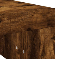 Thumbnail for Couchtisch Räuchereiche 102x50x36 cm Holzwerkstoff