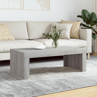 Thumbnail for Couchtisch Grau Sonoma 102x50x36 cm Holzwerkstoff
