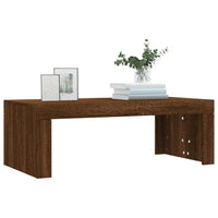 Thumbnail for Couchtisch Braun Eichen-Optik 102x50x36 cm Holzwerkstoff