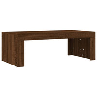 Thumbnail for Couchtisch Braun Eichen-Optik 102x50x36 cm Holzwerkstoff