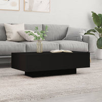 Thumbnail for Couchtisch Schwarz 100x49,5x31 cm Holzwerkstoff