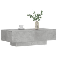 Thumbnail for Couchtisch Betongrau 100x49,5x31 cm Holzwerkstoff
