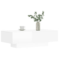 Thumbnail for Couchtisch Hochglanz-Weiß 100x49,5x31 cm Holzwerkstoff