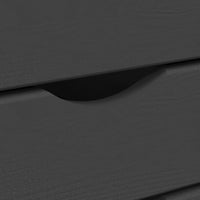 Thumbnail for Rollschrank mit Schubladen MOSS Grau Massivholz Kiefer