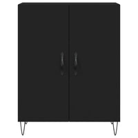 Thumbnail for Highboard Schwarz 69,5x34x180 cm Holzwerkstoff