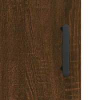 Thumbnail for Highboard Braun Eichen-Optik 69,5x34x180 cm Holzwerkstoff