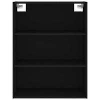 Thumbnail for Highboard Schwarz 69,5x34x180 cm Holzwerkstoff