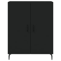 Thumbnail for Highboard Schwarz 69,5x34x180 cm Holzwerkstoff