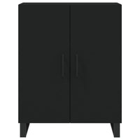 Thumbnail for Highboard Schwarz 69,5x34x180 cm Holzwerkstoff