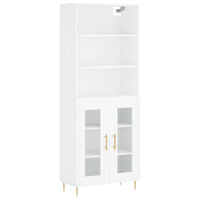 Thumbnail for Highboard Weiß 69,5x34x180 cm Holzwerkstoff