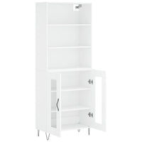 Thumbnail for Highboard Weiß 69,5x34x180 cm Holzwerkstoff