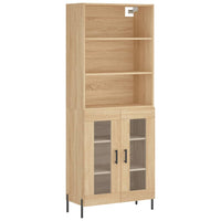 Thumbnail for Highboard Sonoma-Eiche 69,5x34x180 cm Holzwerkstoff