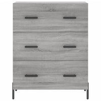 Thumbnail for Highboard Grau Sonoma 69,5x34x180 cm Holzwerkstoff