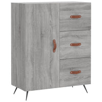 Thumbnail for Highboard Grau Sonoma 69,5x34x180 cm Holzwerkstoff