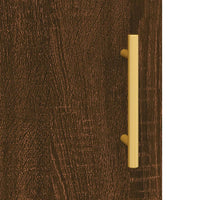 Thumbnail for Highboard Braun Eichen-Optik 69,5x34x180 cm Holzwerkstoff