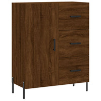 Thumbnail for Highboard Braun Eichen-Optik 69,5x34x180 cm Holzwerkstoff