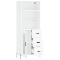 Thumbnail for Highboard Weiß 69,5x34x180 cm Holzwerkstoff