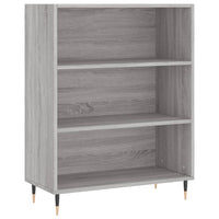 Thumbnail for Highboard Grau Sonoma 69,5x32,5x180 cm Holzwerkstoff