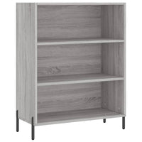 Thumbnail for Highboard Grau Sonoma 69,5x32,5x180 cm Holzwerkstoff