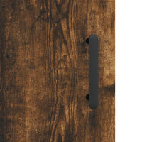 Thumbnail for Highboard Räuchereiche 34,5x34x180 cm Holzwerkstoff