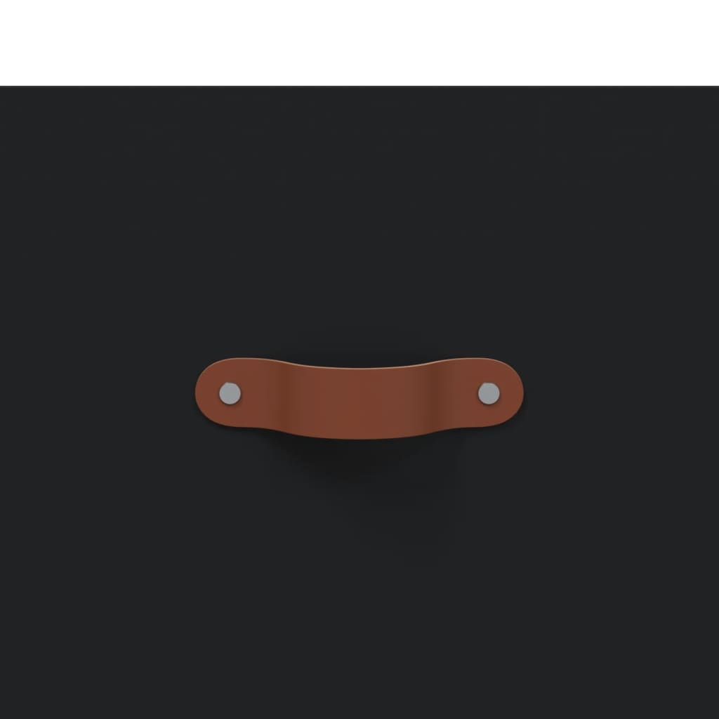 Highboard Schwarz 34,5x34x180 cm Holzwerkstoff